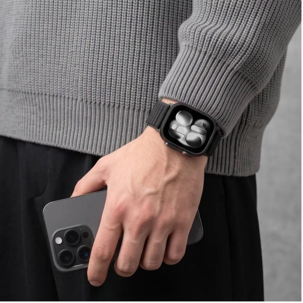 Λουράκι Apple Watch 44/45/46/49mm Tech-Protect NylonLoop Black - Image 6