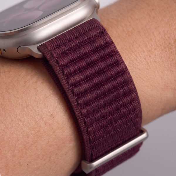 Λουράκι Apple Watch 44/45/46/49mm Tech-Protect NylonLoop Deep Burgundy - Image 7