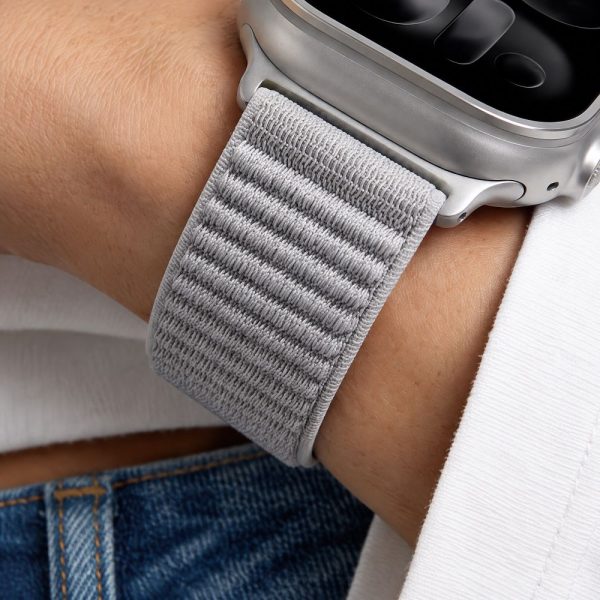 Λουράκι Apple Watch 44/45/46/49mm Tech-Protect NylonLoop Light Grey - Image 7