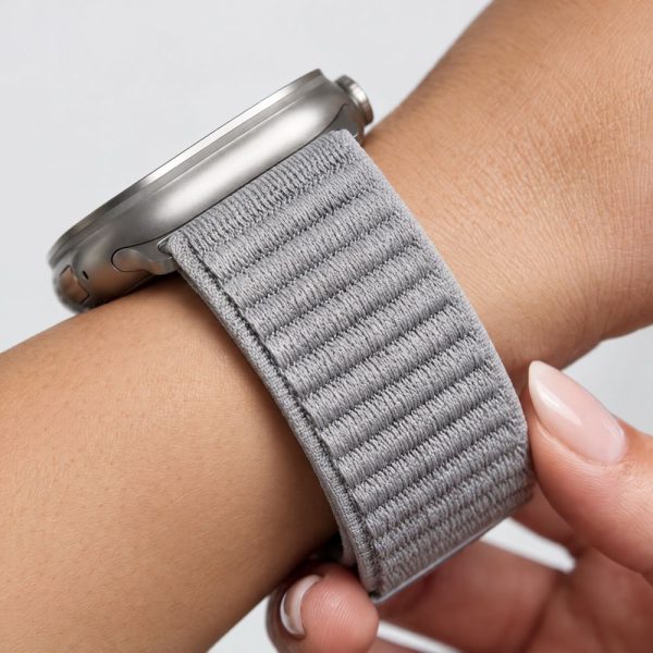 Λουράκι Apple Watch 44/45/46/49mm Tech-Protect NylonLoop Light Grey - Image 8