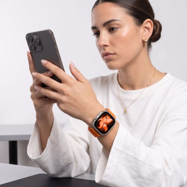 Λουράκι Apple Watch 44/45/46/49mm Tech-Protect NylonLoop Orange - Image 4