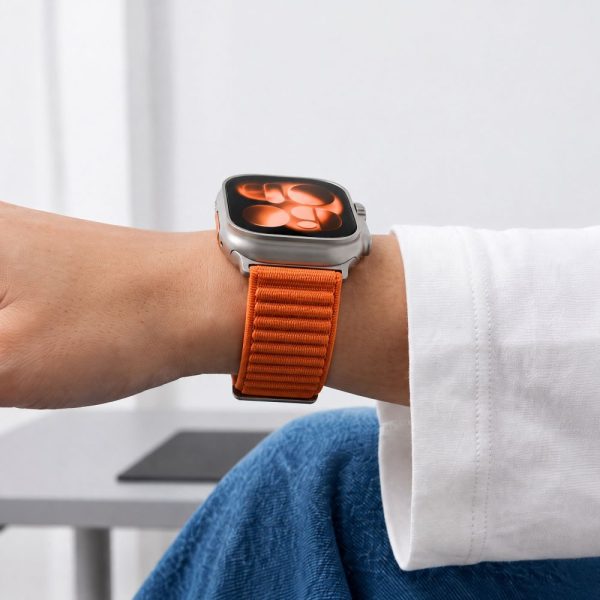 Λουράκι Apple Watch 44/45/46/49mm Tech-Protect NylonLoop Orange - Image 6