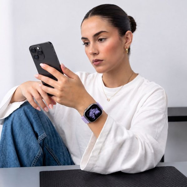 Λουράκι Apple Watch 44/45/46/49mm Tech-Protect NylonLoop Purple - Image 4