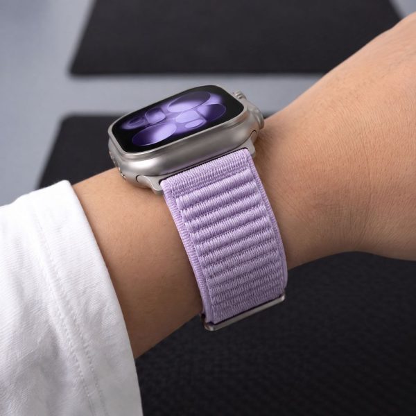 Λουράκι Apple Watch 44/45/46/49mm Tech-Protect NylonLoop Purple - Image 7