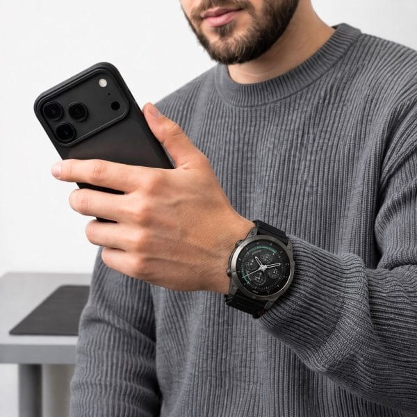 Λουράκι Garmin Fenix 9 Pro / 9 / 8 Pro / 8 / 7 / 6 Pro / 6 / 5 47mm Tech-Protect NylonLoop Black - Image 4