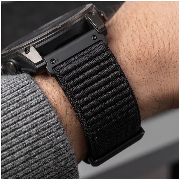 Λουράκι Garmin Fenix 9 Pro / 9 / 8 Pro / 8 / 7 / 6 Pro / 6 / 5 47mm Tech-Protect NylonLoop Black - Image 9