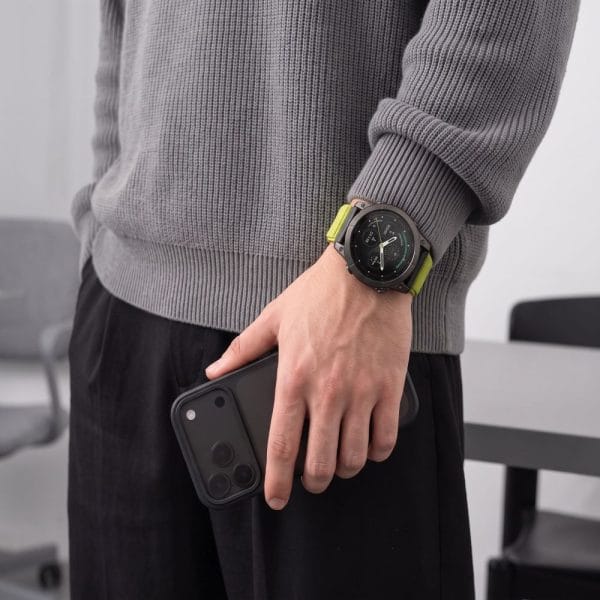 Λουράκι Garmin Fenix 9 Pro / 9 / 8 Pro / 8 / 7 / 6 Pro / 6 / 5 47mm Tech-Protect NylonLoop Electric Lime - Image 4