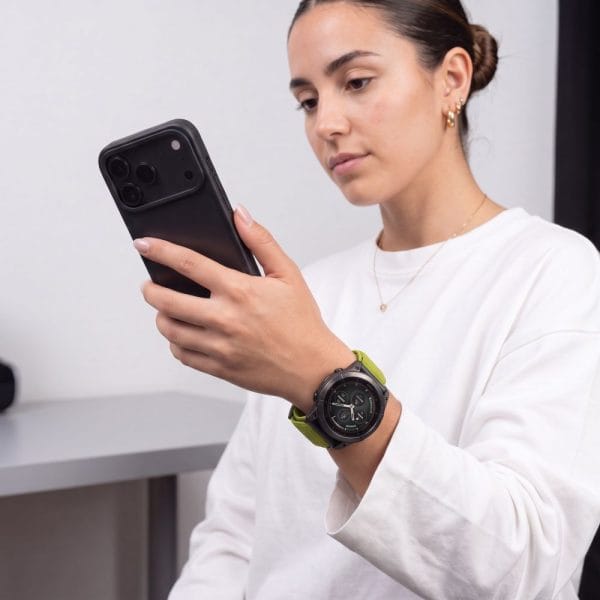 Λουράκι Garmin Fenix 9 Pro / 9 / 8 Pro / 8 / 7 / 6 Pro / 6 / 5 47mm Tech-Protect NylonLoop Electric Lime - Image 5