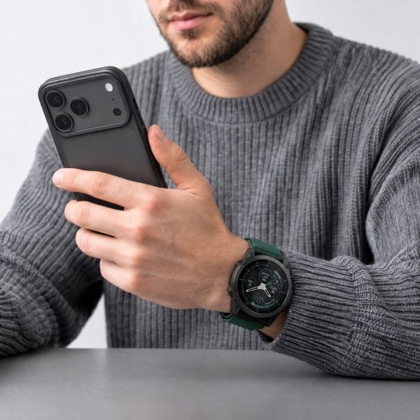Λουράκι Garmin Fenix 9 Pro / 9 / 8 Pro / 8 / 7 / 6 Pro / 6 / 5 47mm Tech-Protect NylonLoop Military Green - Image 4