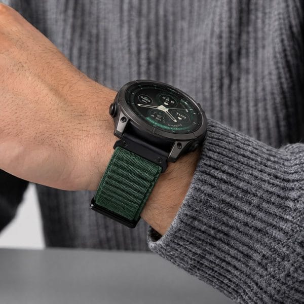 Λουράκι Garmin Fenix 9 Pro / 9 / 8 Pro / 8 / 7 / 6 Pro / 6 / 5 47mm Tech-Protect NylonLoop Military Green - Image 7