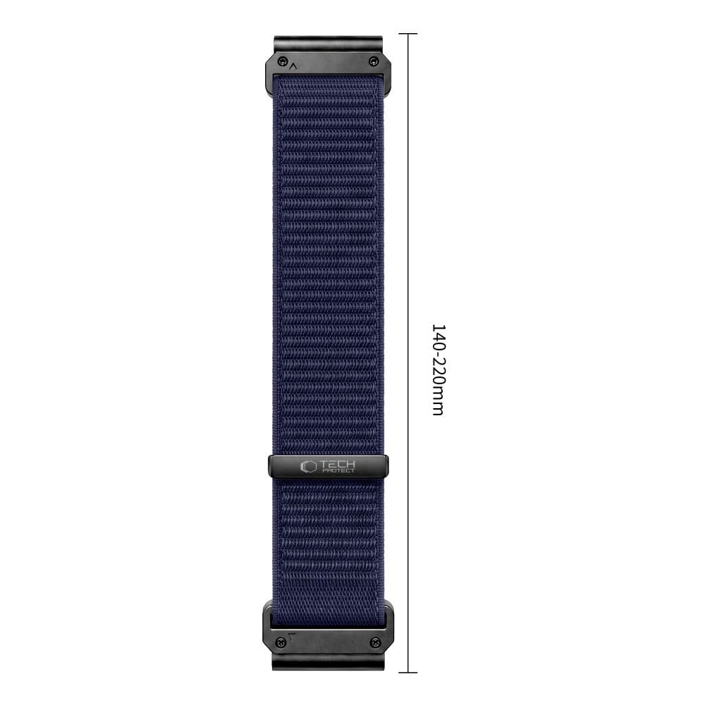 Λουράκι Garmin Fenix 9 Pro / 9 / 8 Pro / 8 / 7 / 6 Pro / 6 / 5 47mm Tech-Protect NylonLoop Navy Blue - Image 3
