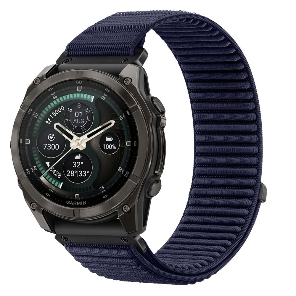 Μπλε λουράκι Tech-Protect NylonLoop για Garmin Fenix 9 Pro / 9 / 8 Pro / 8 και συμβατά μοντέλα 47mm