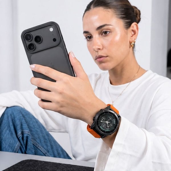 Λουράκι Garmin Fenix 9 Pro / 9 / 8 Pro / 8 / 7 / 6 Pro / 6 / 5 47mm Tech-Protect NylonLoop Signal Orange - Image 6