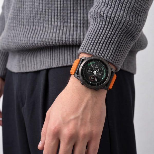 Λουράκι Garmin Fenix 9 Pro / 9 / 8 Pro / 8 / 7 / 6 Pro / 6 / 5 47mm Tech-Protect NylonLoop Signal Orange - Image 9