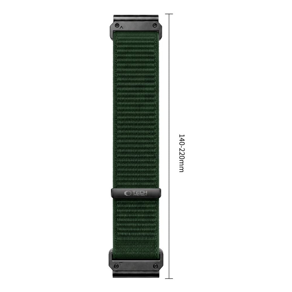 Λουράκι Garmin Fenix 5X / 5X Plus / 6X / 6X Pro / 7X / 8 / 8 Pro / 9 / 9 Pro 51mm Tech-Protect NylonLoop Military Green - Image 3
