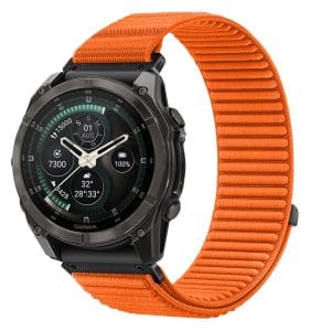Λουράκι Garmin Fenix 5X / 5X Plus / 6X / 6X Pro / 7X / 8 / 8 Pro / 9 / 9 Pro 51mm Tech-Protect NylonLoop Signal Orange