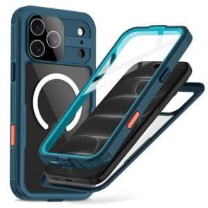 Αδιάβροχη Θήκη iPhone 18 Pro / 17 Pro Tech-Protect ShellBox MagSafe IP68 Ocean Blue