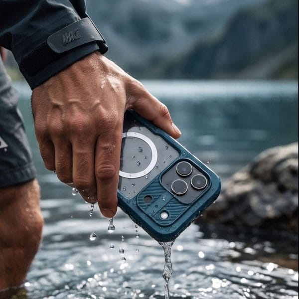Αδιάβροχη Θήκη iPhone 18 Pro / 17 Pro Tech-Protect ShellBox MagSafe IP68 Ocean Blue - Image 6