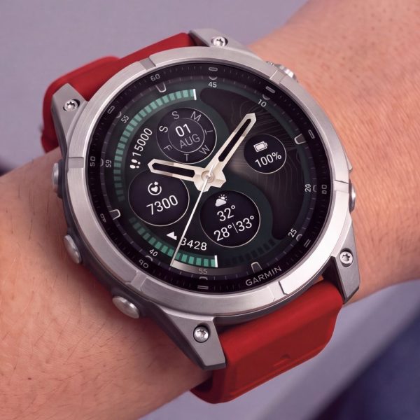 Λουράκι Garmin Fenix 5 / 6 / 6 Pro / 7 / 8 / 8 Pro / E / 9 / 9 Pro 47mm Tech-Protect Silicone Crimson Red - Image 5