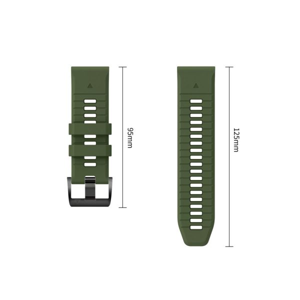 Λουράκι Garmin Fenix 5 / 6 / 6 Pro / 7 / 8 / 8 Pro / E / 9 / 9 Pro 47mm Tech-Protect Silicone Military Green - Image 4