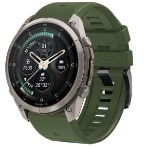 Λουράκι Garmin Fenix 5X / 5X Plus / 6X / 6X Pro / 7X / 8 / 8 Pro / 9 / 9 Pro 51mm Tech-Protect Silicone Military Green