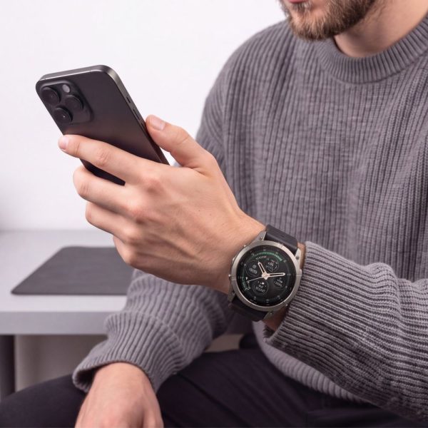 Λουράκι Garmin Fenix 5X / 5X Plus / 6X / 6X Pro / 7X / 8 / 8 Pro / 9 / 9 Pro 51mm Tech-Protect Silicone Obsidian Black - Image 5
