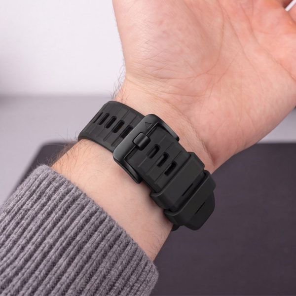 Λουράκι Garmin Fenix 5X / 5X Plus / 6X / 6X Pro / 7X / 8 / 8 Pro / 9 / 9 Pro 51mm Tech-Protect Silicone Obsidian Black - Image 6