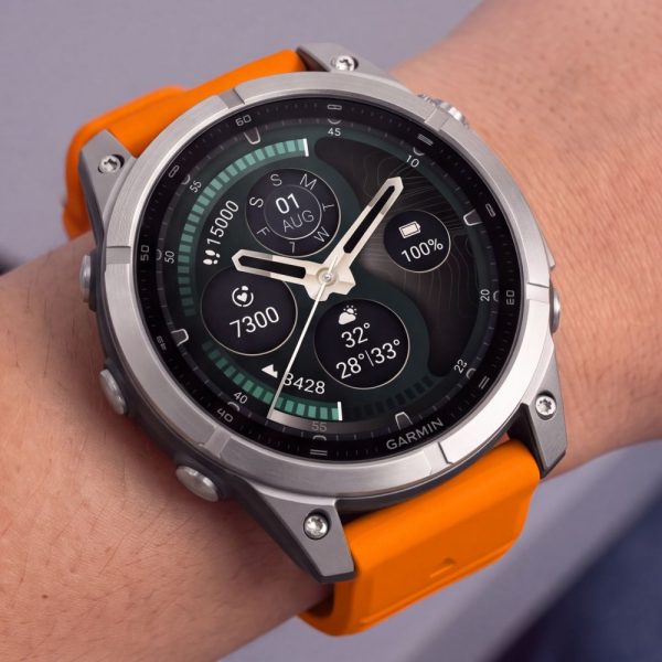 Λουράκι Garmin Fenix 5X / 5X Plus / 6X / 6X Pro / 7X / 8 / 8 Pro / 9 / 9 Pro 51mm Tech-Protect Silicone Signal Orange - Image 5
