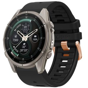 Λουράκι Garmin Fenix 5S / 5S Plus / 6S / 6S Pro / 7S / 8 / 9 / 9 Pro 43mm Tech-Protect Silicone Black
