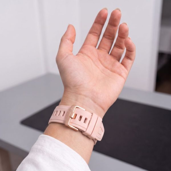 Λουράκι Garmin Fenix 5S / 5S Plus / 6S / 6S Pro / 7S / 8 / 9 / 9 Pro 43mm Tech-Protect Silicone Powder Pink - Image 6