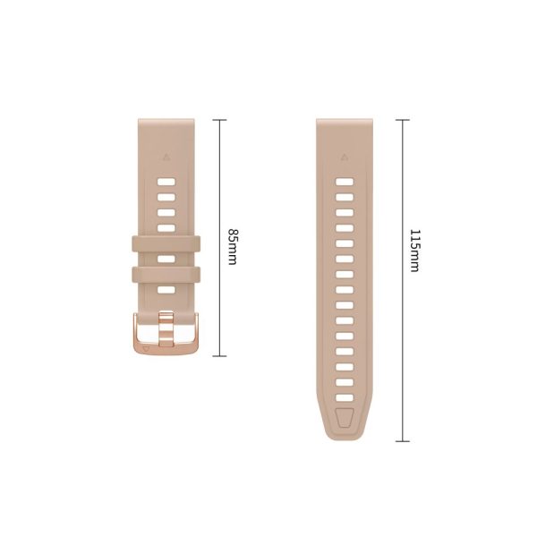 Λουράκι Garmin Fenix 5S / 5S Plus / 6S / 6S Pro / 7S / 8 / 9 / 9 Pro 43mm Tech-Protect Silicone Walnut - Image 4