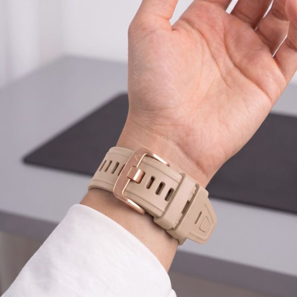 Λουράκι Garmin Fenix 5S / 5S Plus / 6S / 6S Pro / 7S / 8 / 9 / 9 Pro 43mm Tech-Protect Silicone Walnut - Image 6