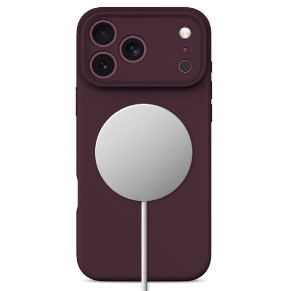 Θήκη iPhone 18 Pro / 17 Pro Tech-Protect Silicone MagSafe Burgundy - Image 4