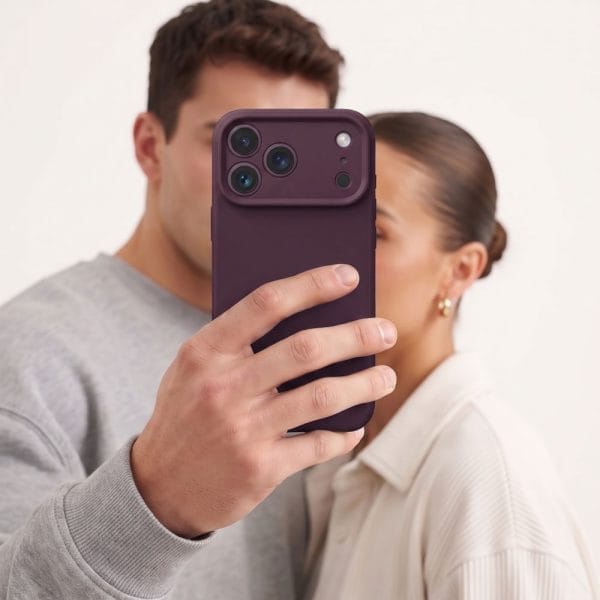 Θήκη iPhone 18 Pro / 17 Pro Tech-Protect Silicone MagSafe Burgundy - Image 7