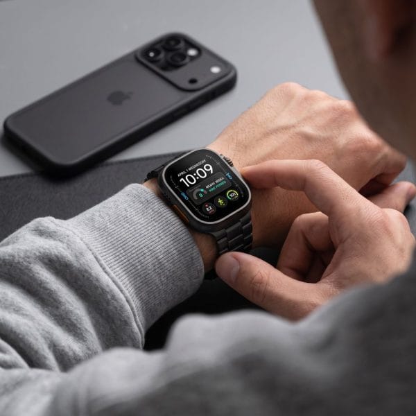 Μεταλλικό Λουράκι Apple Watch 44/45/46/49mm Tech-Protect Stainless Black - Image 8