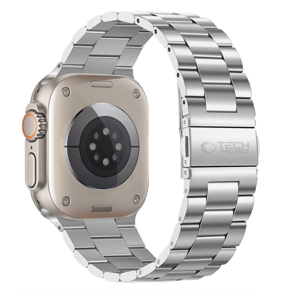 Μεταλλικό Λουράκι Apple Watch 44/45/46/49mm Tech-Protect Stainless Silver - Image 2