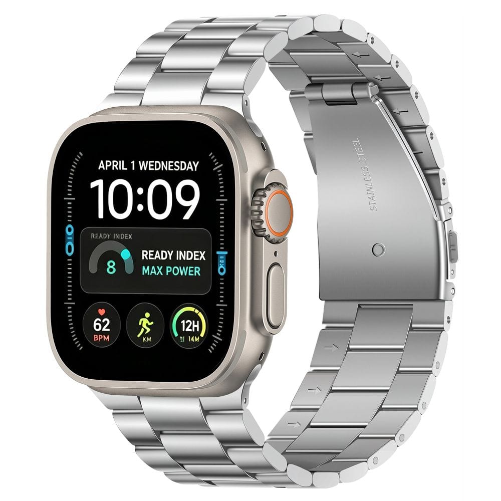 Μεταλλικό Λουράκι Apple Watch 44/45/46/49mm Tech-Protect Stainless Silver