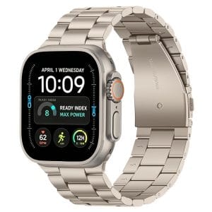 Μεταλλικό Λουράκι Apple Watch 44/45/46/49mm Tech-Protect Stainless Starlight