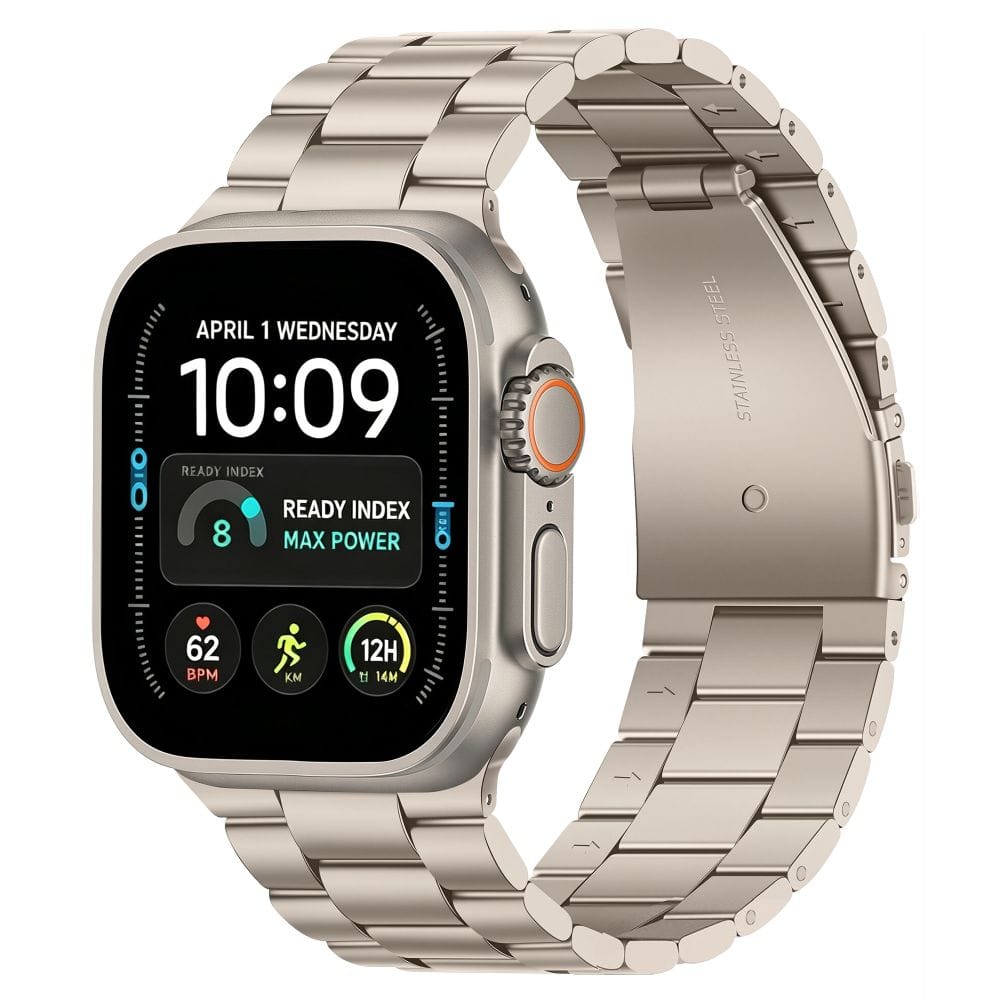 Μεταλλικό Λουράκι Apple Watch 44/45/46/49mm Tech-Protect Stainless Starlight