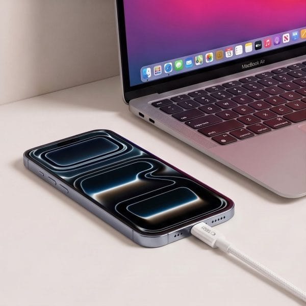 Καλώδιο USB-C σε USB-C Tech-Protect UltraBoost Lite 60W 3A 0.5m White - Image 6