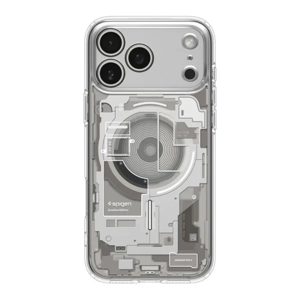 Θήκη iPhone 17 Pro Spigen Ultra Hybrid MagSafe Zero One Natural Titanium (ACS10352) - Image 5