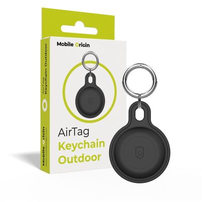 Mobile Origin AirTag Outdoor KeyChain black