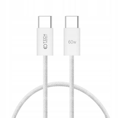 TECH-PROTECT ULTRABOOST CLASSIC TYPE-C CABLE PD60W/3A 25CM WHITE